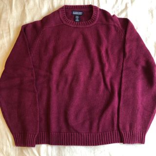 ランズエンド(LANDS’END)の90年代 LANDS'END ランズエンド コットンニットセーター USA製(ニット/セーター)