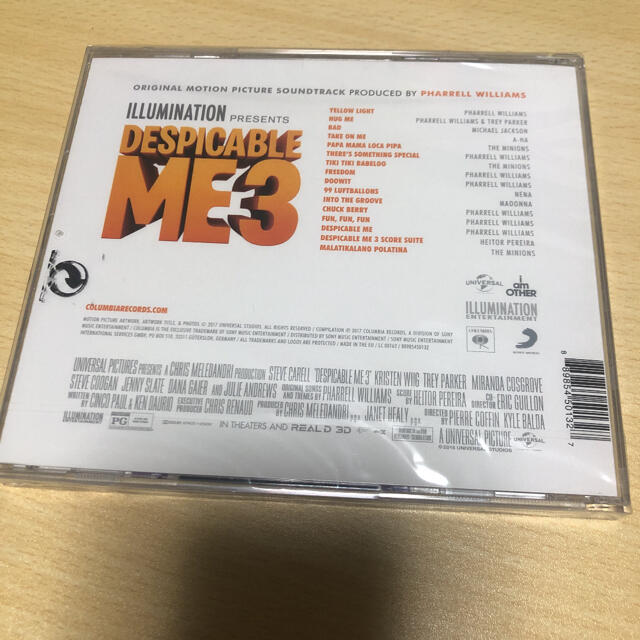 《新品未使用》Despicable Me 3 (怪盗グルーのミニオン大脱走) エンタメ/ホビーのCD(映画音楽)の商品写真