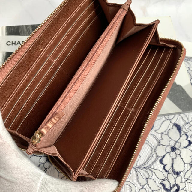 好評豊富な CHANEL(シャネル) - ブロンズ 長財布 定番豊富な