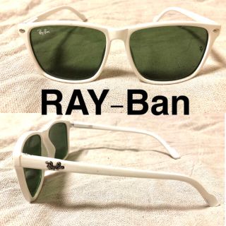 レイバン(Ray-Ban)のRAY-Ban ウェリントン　サングラス　ホワイト(サングラス/メガネ)