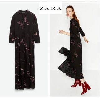 Zara Zara 花柄ワンピースの通販 By Mshop ザラならラクマ