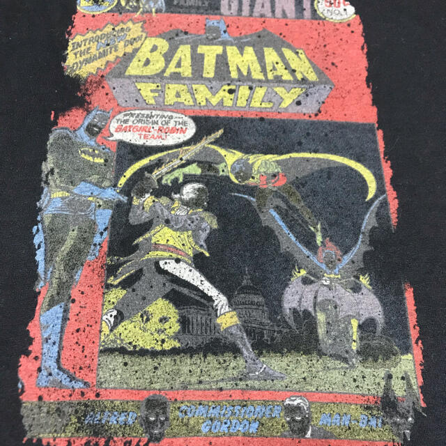 MARVEL(マーベル)の【希少】BATMAN バットマン ビッグシルエット アニメ Tシャツ　L レディースのトップス(Tシャツ(長袖/七分))の商品写真