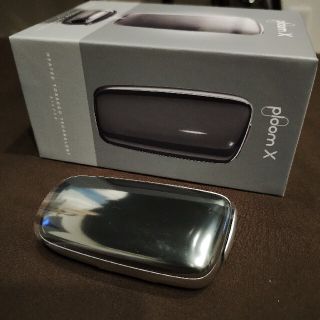 プルームテック(PloomTECH)のploom X (SILVER)　プルーム エックス （シルバー）(タバコグッズ)