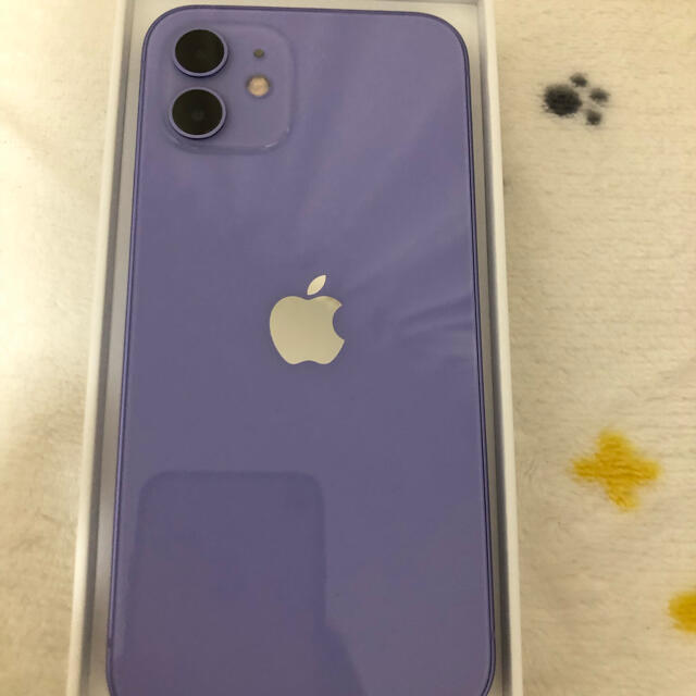 新品即決 12 iPhone - Apple purple SIMフリー 128gb パープル