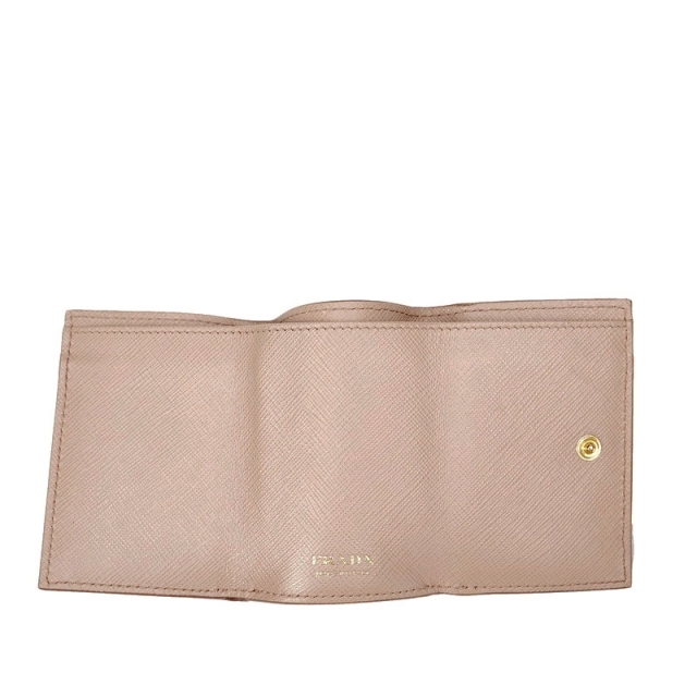 プラダ 三つ折り財布 レディース 美品 プラダ 三つ折り財布 レディース 美品