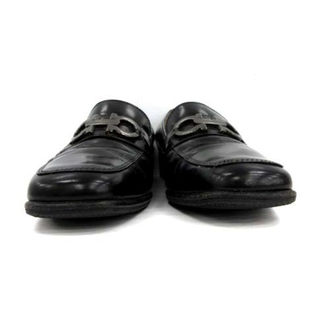 Salvatore Ferragamo(サルヴァトーレフェラガモ)のサルヴァトーレフェラガモ ローファー スクエアトゥ 6.5B 24cm 黒 レディースの靴/シューズ(ローファー/革靴)の商品写真
