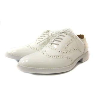 マッキントッシュフィロソフィー(MACKINTOSH PHILOSOPHY)のマッキントッシュフィロソフィー レースアップシューズ 24.5cm 白(ローファー/革靴)