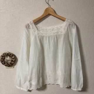 テチチ(Techichi)のAmy様専用　techichiテチチコットンレースブラウス(シャツ/ブラウス(長袖/七分))