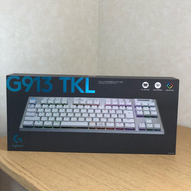 【新品未使用】ロジクール Logicool G913-TKL-TCWHゲーミング