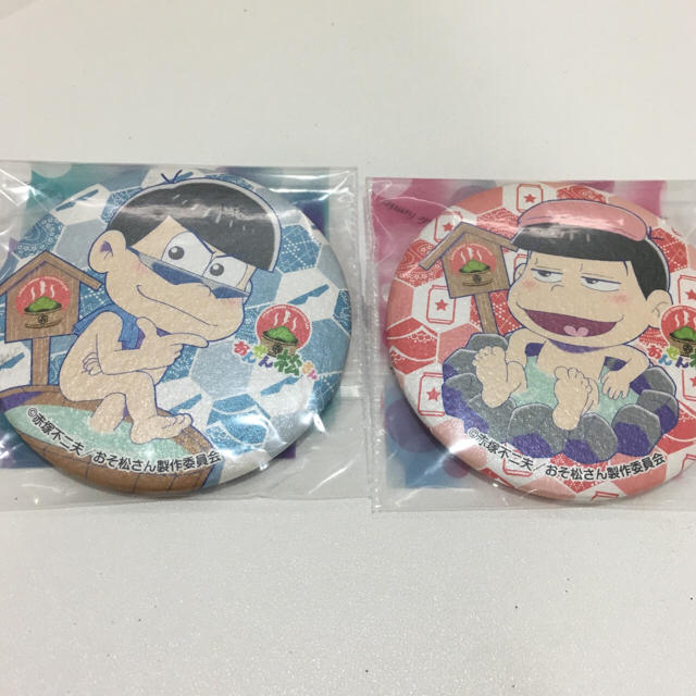 おんせん松さん✩缶バッチ✩カラ松 エンタメ/ホビーのアニメグッズ(バッジ/ピンバッジ)の商品写真