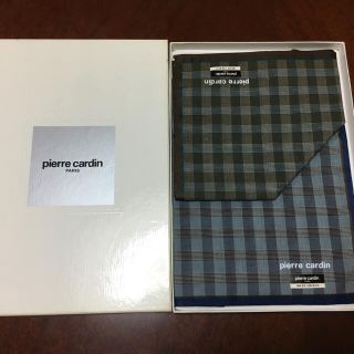 ピエールカルダン(pierre cardin)の【新品】 pierre cardinピエールカルダン綿ハンカチ　２枚セット(ハンカチ/ポケットチーフ)