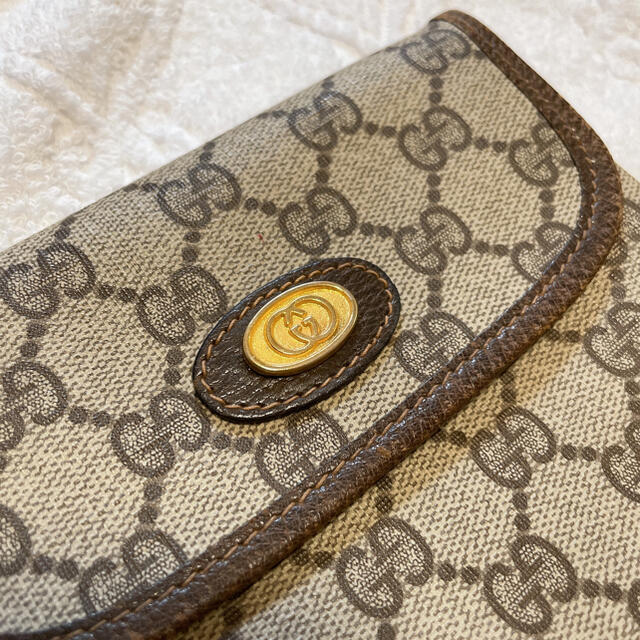 Gucci - 正規品☆GUCCI☆グッチ☆ポーチ☆オールドグッチ☆GG柄☆の 