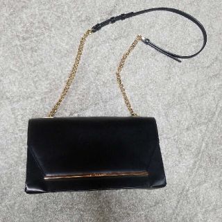 チャールズアンドキース(Charles and Keith)のチャールズアンドキース　チェーンバック　黒(ショルダーバッグ)