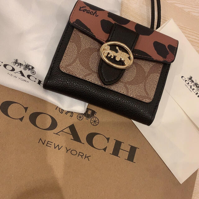 COACH(コーチ)のCOACH 折り財布 馬車 レディースのファッション小物(財布)の商品写真