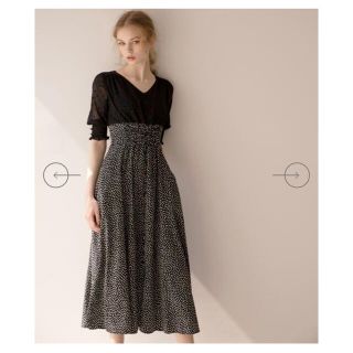 フォクシー(FOXEY)の新品未使用　San Marino Dot Dress フォクシー　スナイデル(ロングワンピース/マキシワンピース)