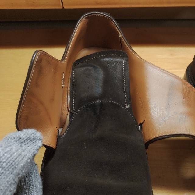 REGAL(リーガル)のリーガル　25.5　交渉可能　スエード　ダブルモンク　ダークブラウン　 メンズの靴/シューズ(ドレス/ビジネス)の商品写真