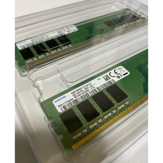 メモリSAMSUNG DDR4-2666 16GB(8GB×2) デスクトップ