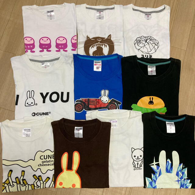 CUNE(キューン)のCUNE Tシャツ　10枚セット メンズのトップス(Tシャツ/カットソー(半袖/袖なし))の商品写真