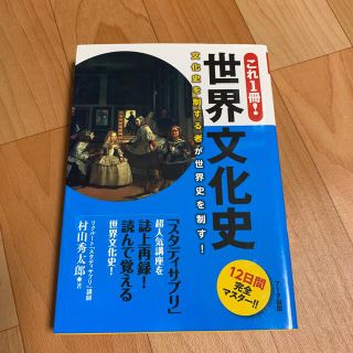 これ１冊！世界文化史 文化史を制する者が世界史を制す！(語学/参考書)