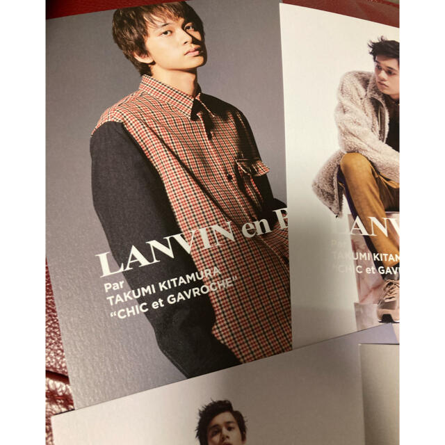 LANVIN en Bleu(ランバンオンブルー)の北村匠海　非売品フォトカード7枚 エンタメ/ホビーのタレントグッズ(ミュージシャン)の商品写真