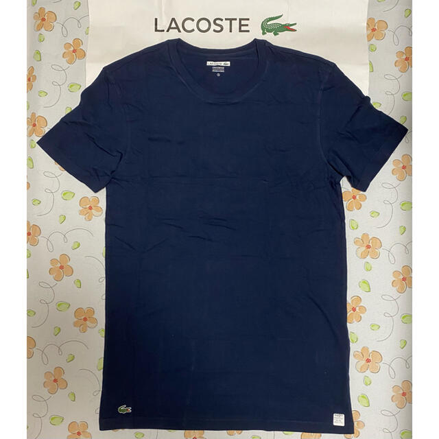 LACOSTE(ラコステ)の新品　ラコステTシャツ　ネービーMサイズ メンズのトップス(Tシャツ/カットソー(半袖/袖なし))の商品写真