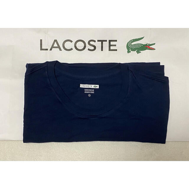 LACOSTE(ラコステ)の新品　ラコステTシャツ　ネービーMサイズ メンズのトップス(Tシャツ/カットソー(半袖/袖なし))の商品写真