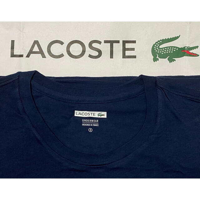 LACOSTE(ラコステ)の新品　ラコステTシャツ　ネービーMサイズ メンズのトップス(Tシャツ/カットソー(半袖/袖なし))の商品写真