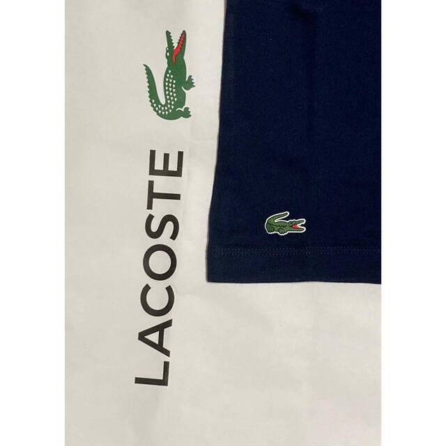 LACOSTE(ラコステ)の新品　ラコステTシャツ　ネービーMサイズ メンズのトップス(Tシャツ/カットソー(半袖/袖なし))の商品写真