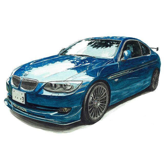 GC-1481 BMW ALPINA B5/B3限定版画サイン額装作家平右ヱ門 5