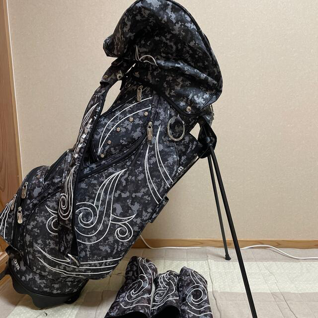 Callaway Golf(キャロウェイゴルフ)のmadder様専用★美品★JADOキャディバッグ　ヘッドカバー3本付き スポーツ/アウトドアのゴルフ(バッグ)の商品写真