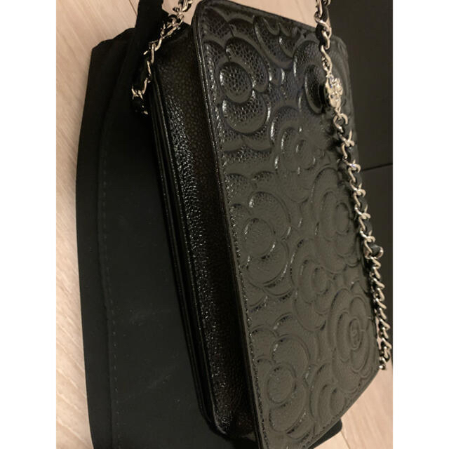 超激レア美品！CHANEL チェーンウォレットキャビアブラック