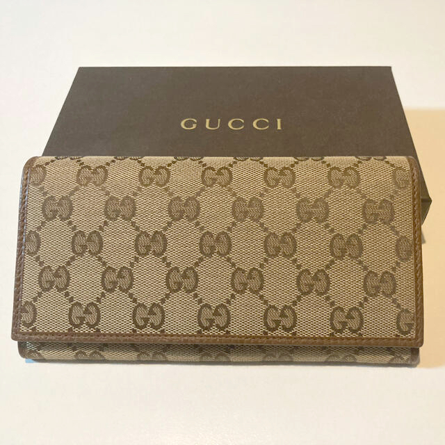 Gucci(グッチ)のGucci 二つ折り長財布　ほぼ新品 メンズのファッション小物(長財布)の商品写真