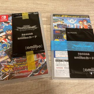 コナミ(KONAMI)のラッシュデュエル switch amiibo付 ❌ 2個(家庭用ゲームソフト)