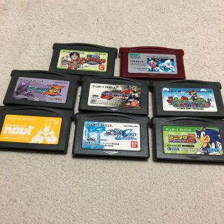 ゲームボーイアドバンス(ゲームボーイアドバンス)のゲームボーイアドバンス　まとめ売り　ガンダム　ワンピース　メダロット　マリオ(携帯用ゲームソフト)