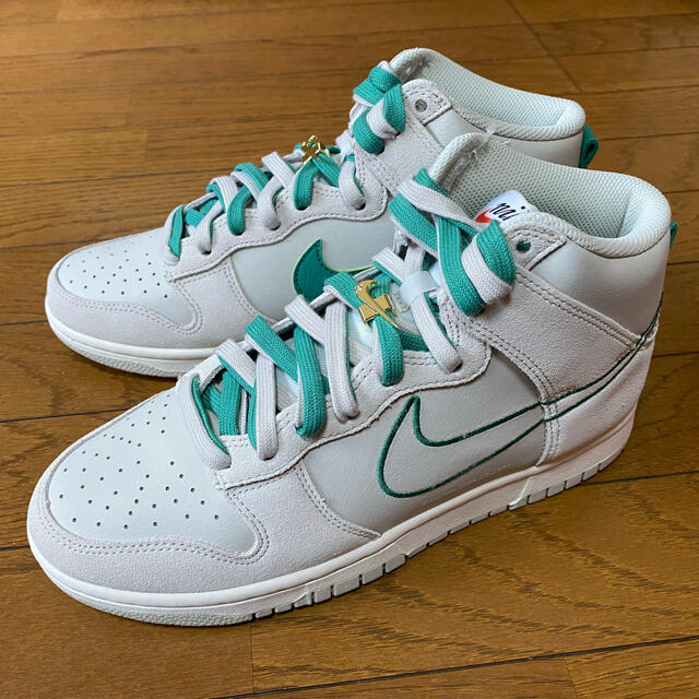 NIKE DUNK HIGH SE ライトボーン　グリーンノイズ　28cm