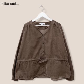 ニコアンド(niko and...)の【niko and…】コーデュロイブラウス　ニコアンド(シャツ/ブラウス(長袖/七分))