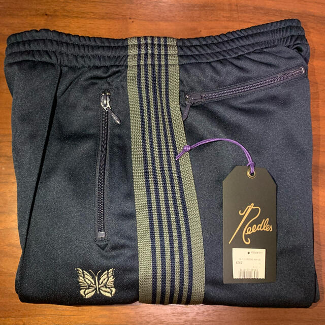 Needles(ニードルス)のNEEDLES Zipped  Track Pant NAVY Sサイズ メンズのパンツ(スラックス)の商品写真