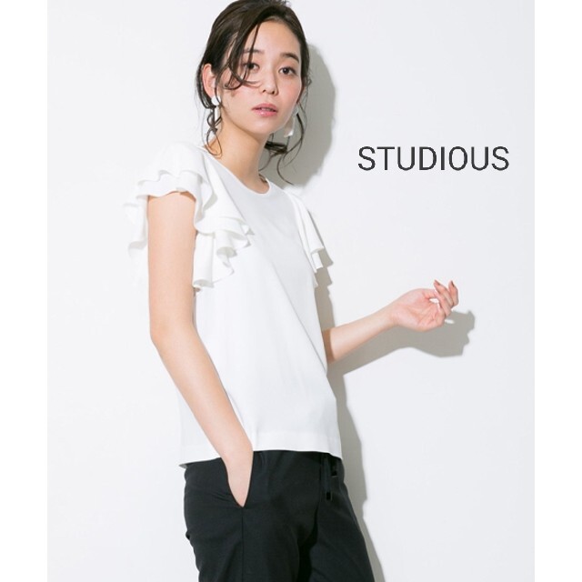 STUDIOUS(ステュディオス)のSTUDIOUS ブラウス レディースのトップス(シャツ/ブラウス(半袖/袖なし))の商品写真