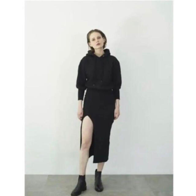 Rosarymoon♡Front Slit Hoodie one piece