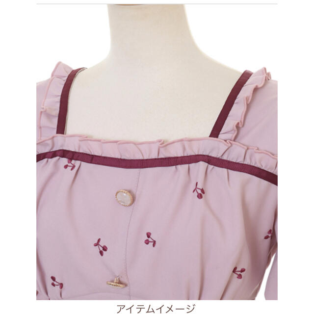 新品未使用 LIZ LISA リズリサ アイボリー刺繍ワンピース 半袖
