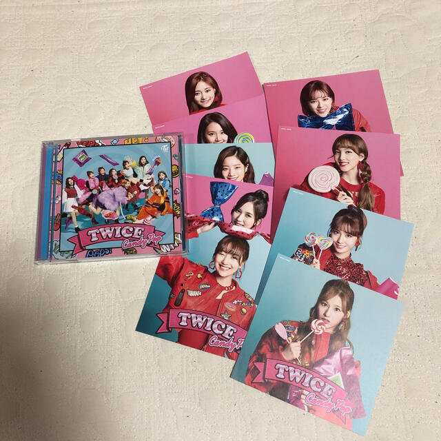 Waste(twice)(ウェストトゥワイス)のTWICE Candy Pop チェンジジャケット付 エンタメ/ホビーのCD(K-POP/アジア)の商品写真