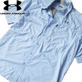 アンダーアーマー(UNDER ARMOUR)のアンダーアーマー L メンズ 半袖シャツ 水色 LOOSE(シャツ)