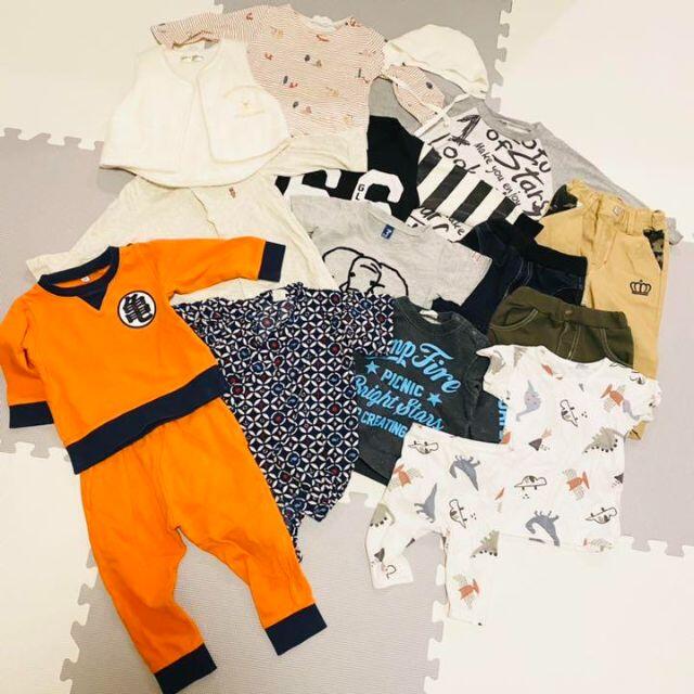 【80〜90㎝】kids服まとめ売り【15点】 キッズ/ベビー/マタニティのキッズ服男の子用(90cm~)(Tシャツ/カットソー)の商品写真