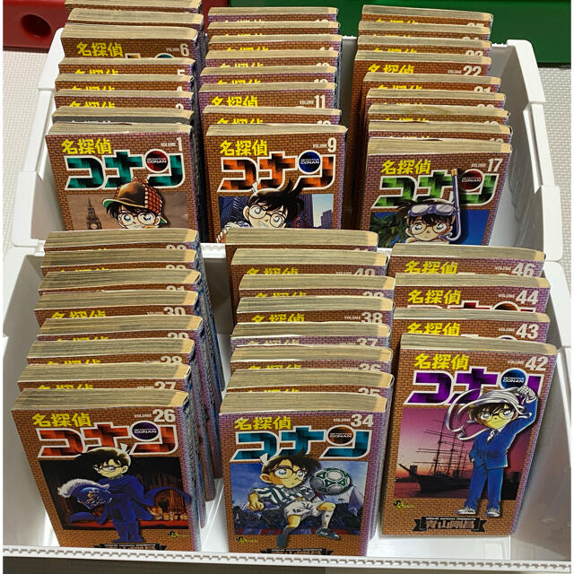 小学館(ショウガクカン)の名探偵コナン　１〜４４巻、４６巻　45冊セット エンタメ/ホビーの漫画(少年漫画)の商品写真