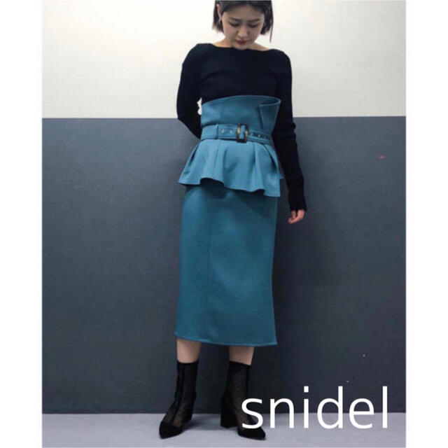 コルセットベルトタイトスカート/snidel