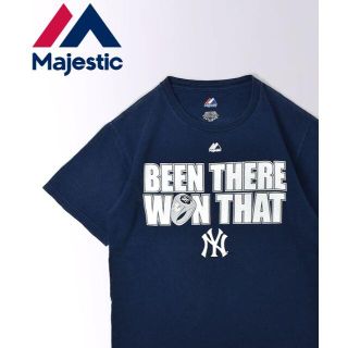 マジェスティック(Majestic)の【USA古着】Majestic ヤンキース MLB チャンピオン リング Tee(Tシャツ/カットソー(半袖/袖なし))