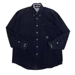 トミーヒルフィガー(TOMMY HILFIGER)の90s TOMMY HILFIGER トミーヒルフィガー  長袖シャツ 古着(シャツ)