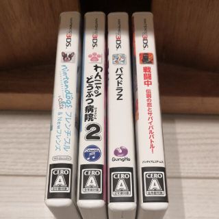 ニンテンドーDS(ニンテンドーDS)の３ＤＳ4点セット(携帯用ゲームソフト)