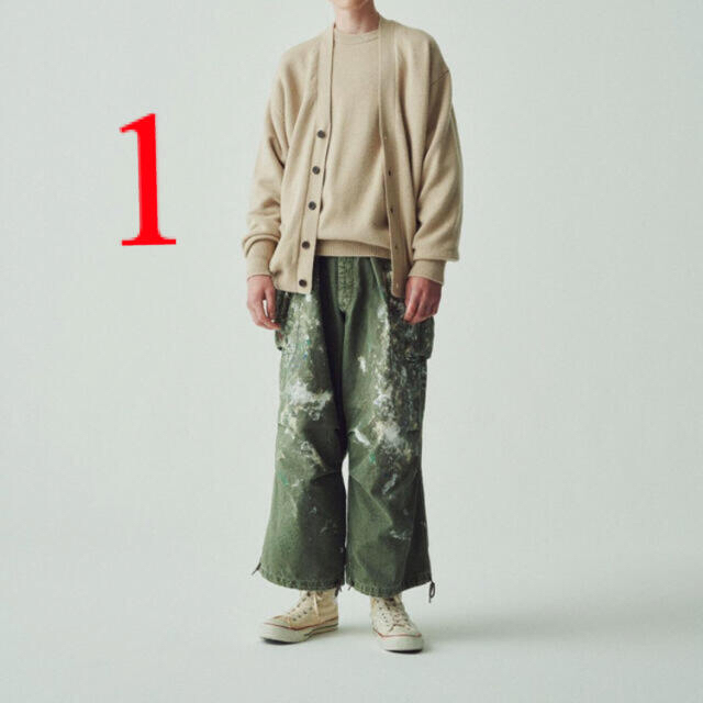 本物の 21aw HERILL 1 Duck Pants Cargo Splash ワークパンツ/カーゴ