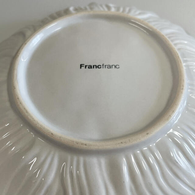Francfranc(フランフラン)のFrancfranc パルテ プレート デイジー L 2枚セット インテリア/住まい/日用品のキッチン/食器(食器)の商品写真
